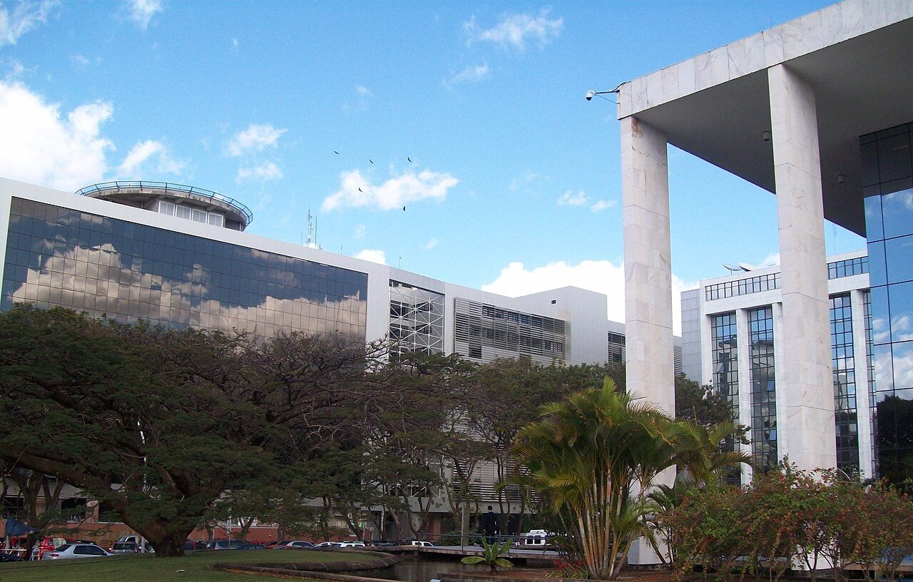 Complexo judicial de Brasília, com os prédios do TJDFT e do MPDFT
