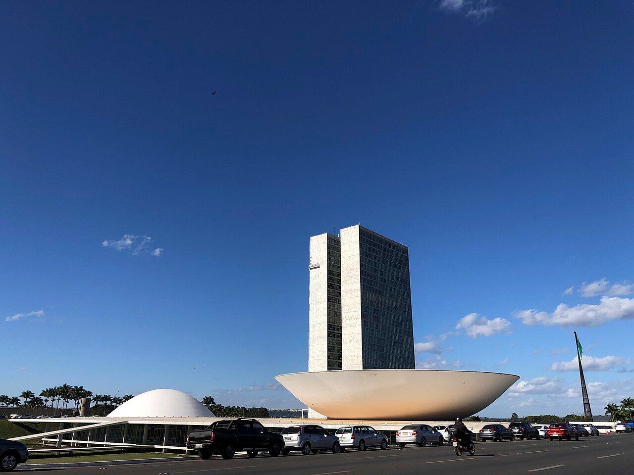 Fachada do Palácio do Congresso Nacional, sede do Senado Federal, em Brasília