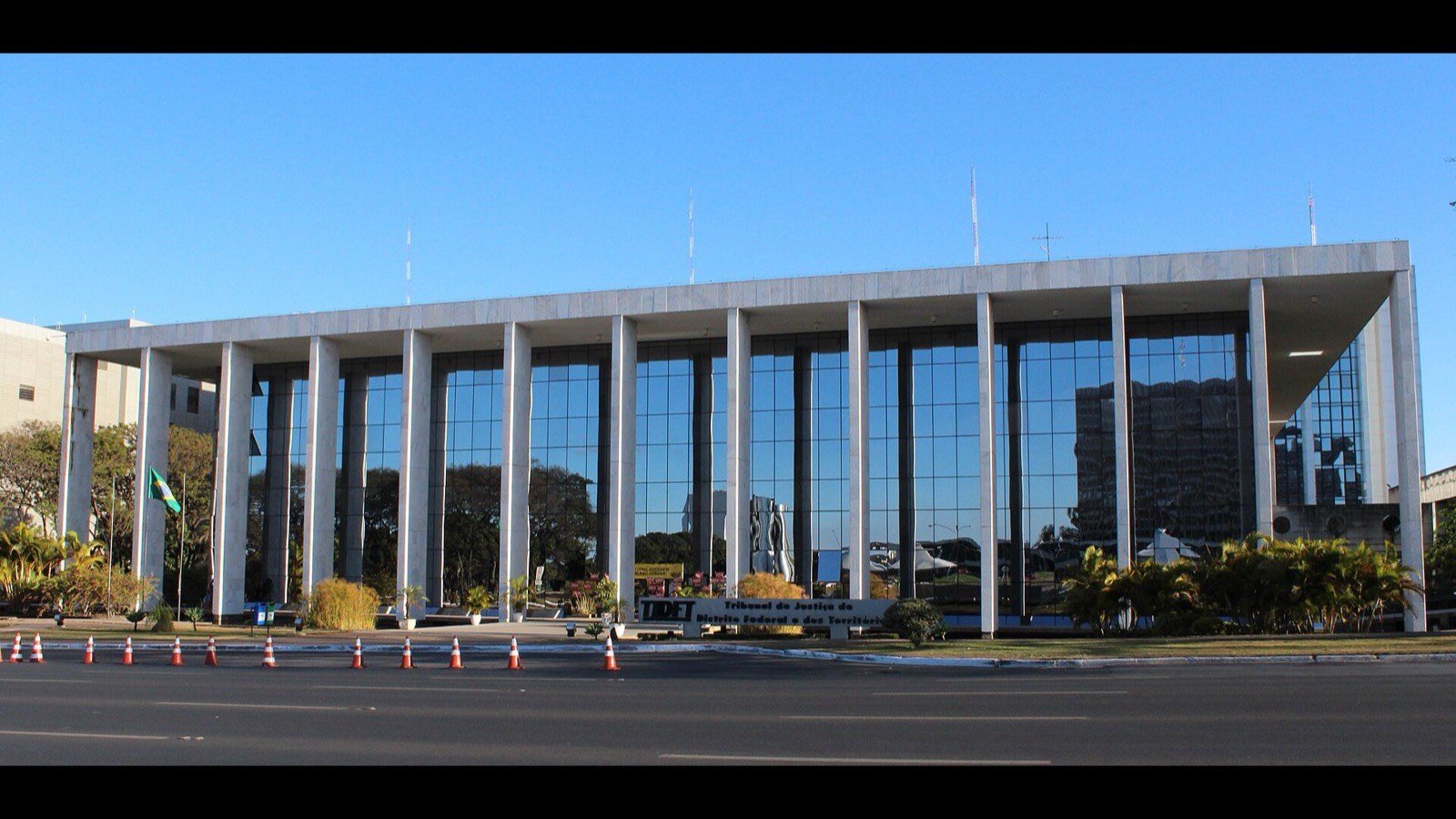 Fachada do Tribunal de Justiça do Distrito Federal e dos Territórios (TJDFT), em Brasília